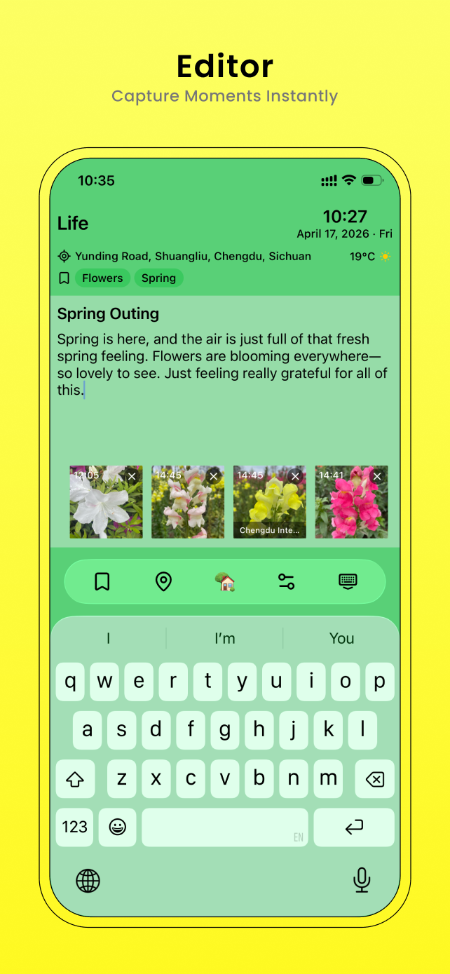 Capture Moments Instantly